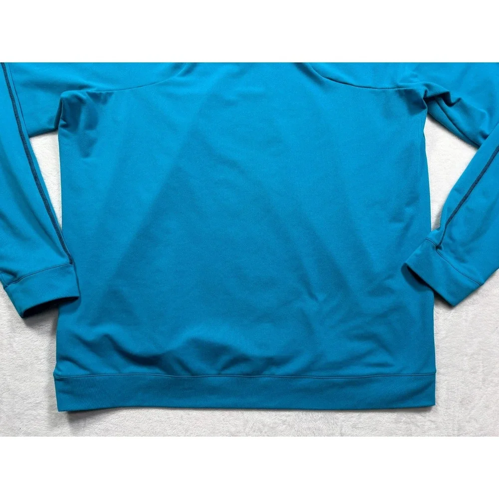 Adidas Golf Pullover Mens Size XL Blue‎ Quarter-Zip Performance ClimaLite